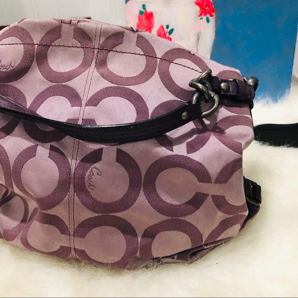 💥Last Chance💥 Coach - Brooke Purple Signature C - Picture 2 of 8